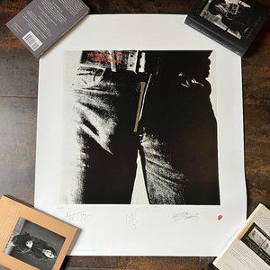 NM/EXCELLENT Rolling Stones Sticky Fingers Ltd Ed Lithograph Print '94 S/N 27x33